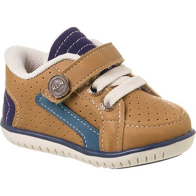 Sapato Bebê Masculino Klin Cravinho Casual Furinhos