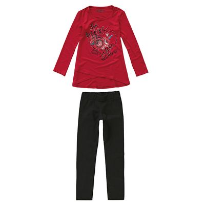 Conjunto Infantil Feminino More Carinhoso Vermelho